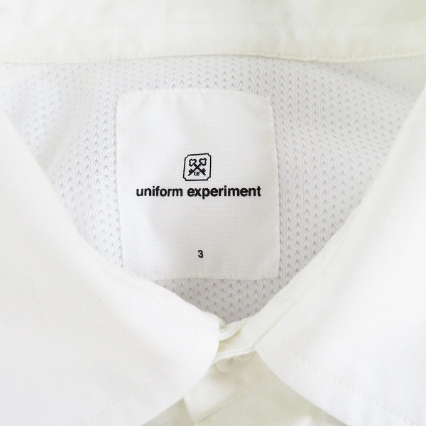 実際に弊社で買取させて頂いたuniform experiment/ユニフォームエクスペリメント VENTILATION POCKET SHIRT UE-190058/3の画像 2枚目