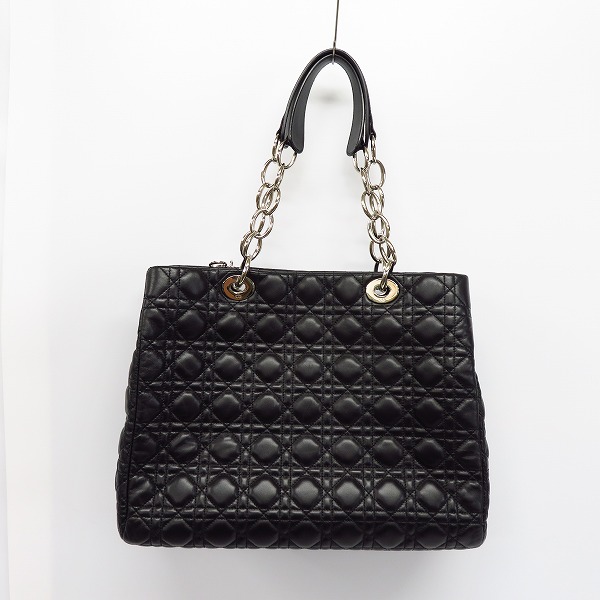 実際に弊社で買取させて頂いたChristian Dior/クリスチャンディオール カナージュ レザー ハンドバック