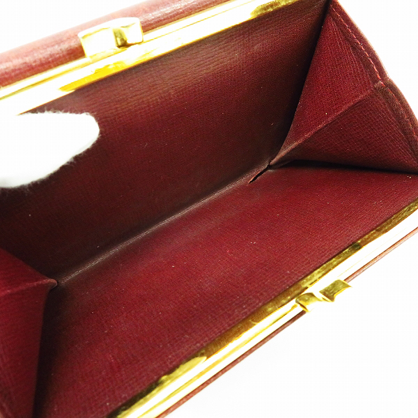 実際に弊社で買取させて頂いたCartier/カルティエ レザーウォレット/三つ折り財布の画像 6枚目