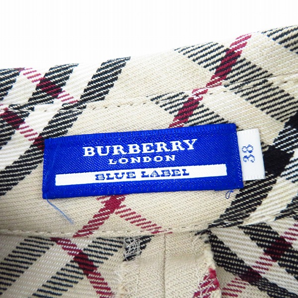 実際に弊社で買取させて頂いたBURBERRY BLUE LABEL/バーバリーブルーレーベル ウエストベルトワンピース/38の画像 2枚目