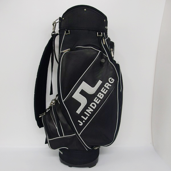実際に弊社で買取させて頂いたJ.LINDEBERG/ジェイリンドバーグ 8分割 キャディバッグ ブラックの画像 3枚目