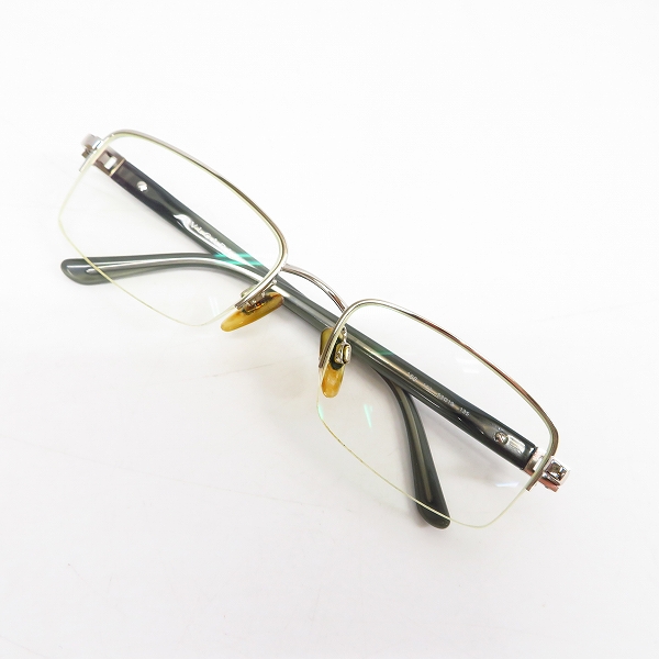 実際に弊社で買取させて頂いたBVLGARI/ブルガリ 眼鏡/メガネフレーム ハーフリム イタリア製 188 102