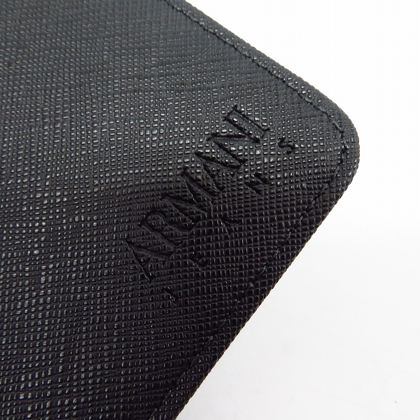 実際に弊社で買取させて頂いたARMANI JEANS/アルマーニジーンズ 二つ折り長財布 928541 CD857 00020の画像 5枚目