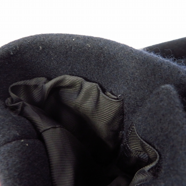 実際に弊社で買取させて頂いたLOUNGE LIZARD/ラウンジリザード ウール チェスターコート/1の画像 4枚目