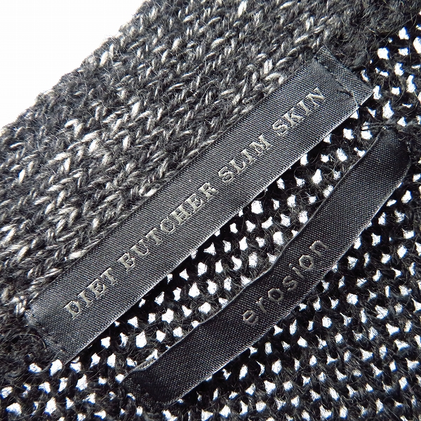 実際に弊社で買取させて頂いたDIET BUTCHER SLIM SKIN/ダイエットブッチャースリムスキン erosion カーディガンの画像 2枚目