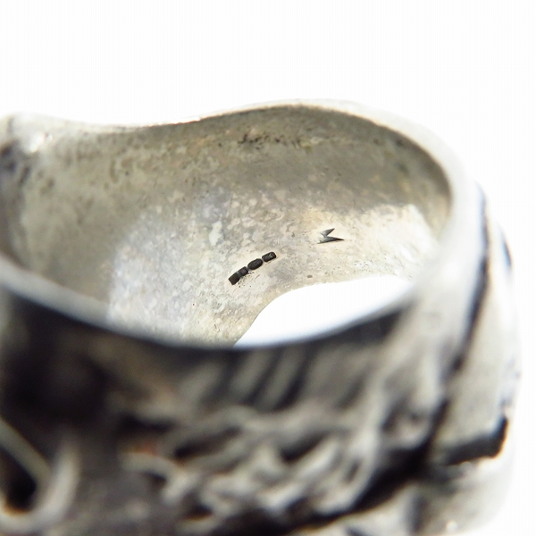 実際に弊社で買取させて頂いた【ギャラ付】CRAZY PIG/クレイジーピッグ スクルール スカルリング #877/15.5-16.5号の画像 7枚目