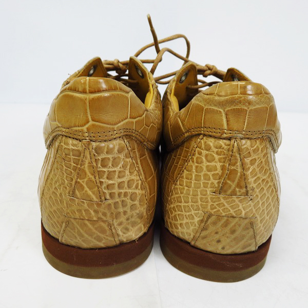 実際に弊社で買取させて頂いたGIORGIO ARMANI/ジョルジオアルマーニ クロコ型押しシューズ/40の画像 1枚目