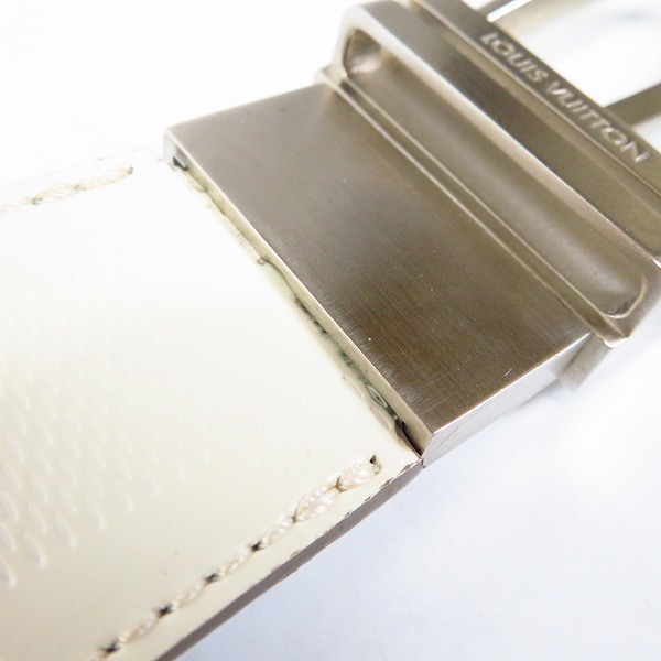 実際に弊社で買取させて頂いたLOUIS VUITTON/ルイヴィトン ダミエ レザー ベルト/M6873の画像 6枚目