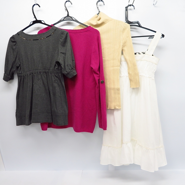 実際に弊社で買取させて頂いたBURBERRY BLUE LABEL/バーバリーブルーレーベル ニット/カットソー/ワンピース 4点セットの画像 1枚目