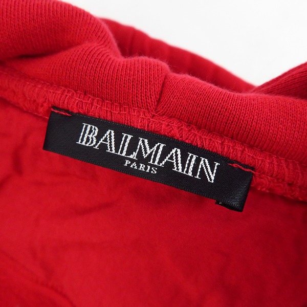 実際に弊社で買取させて頂いた【JPタグ】BALMAIN/バルマン ライダース ジップアップ パーカー/フーディー J636 B928/XSの画像 2枚目
