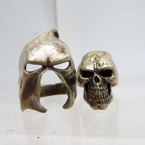 実際に弊社で買取させて頂いた【ギャラ付き】CRAZY PIG/クレイジーピッグ GALLOWS/ギャロウズ スカル リング/12号/13号の画像 1枚目