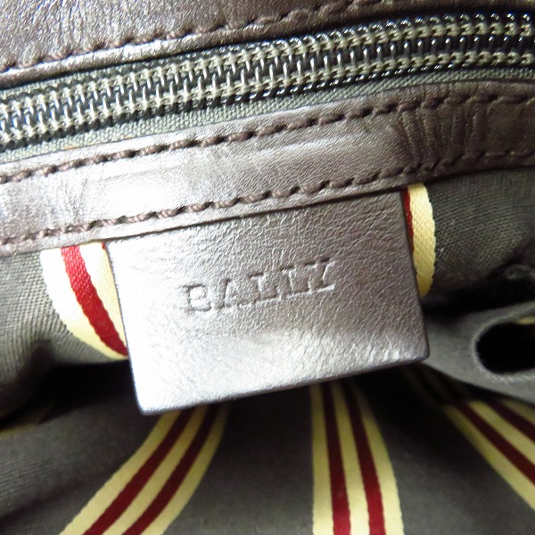 実際に弊社で買取させて頂いたBALLY/バリー レザー ショルダーバッグ/ポーチの画像 4枚目