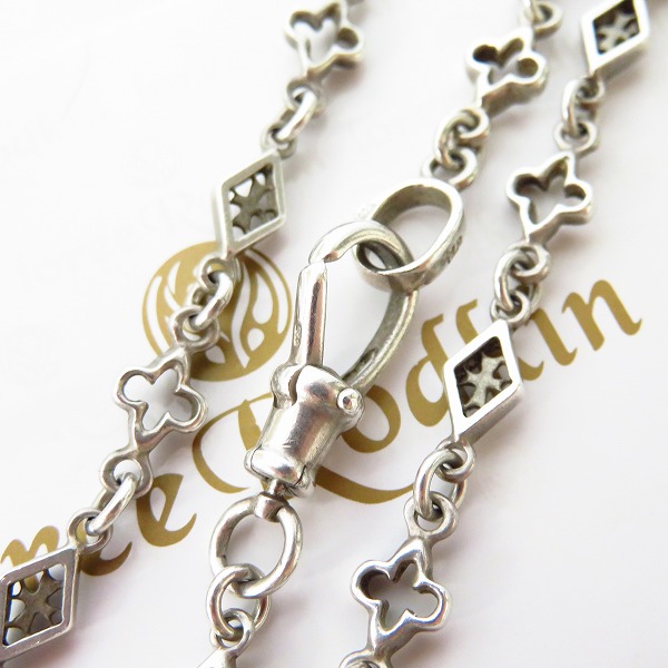 実際に弊社で買取させて頂いた【証明書】ローリーロドキン MIX OPEN GOTHIC/OPEN DIAMOND SHAPED/CROSS LINK CHAIN ネックレスチェーン L3916-800　