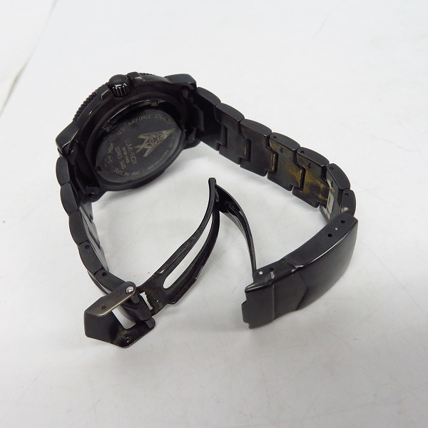 実際に弊社で買取させて頂いた【動作未確認】LUMINOX/ルミノックス NIGHT HAWK/ナイトホーク 3400シリーズ F-117の画像 2枚目