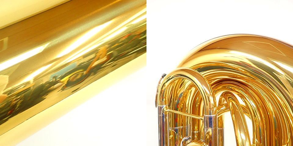 実際に弊社で買取させて頂いた★JUPITER/ジュピター JTU-1110/JTU1110 B♭ チューバ ピストン ラッカー仕上げ ケース付きの画像 4枚目