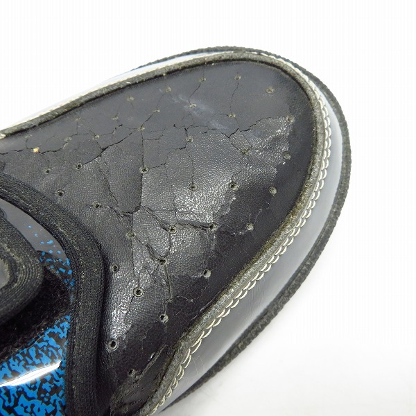 実際に弊社で買取させて頂いた【観賞用】ato/アトウ スニーカー ブラック/ブルー 28.0の画像 7枚目