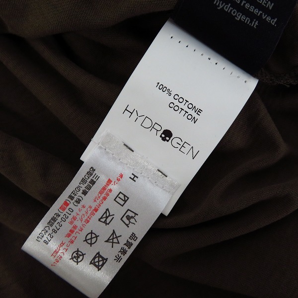 実際に弊社で買取させて頂いた【未使用】HYDROGEN/ハイドロゲン Tシャツ 長袖 カモフラ柄/L の画像 3枚目
