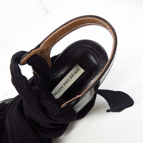 実際に弊社で買取させて頂いたDRIES VAN NOTEN/ドリスヴァンノッテン レース ヒール/37の画像 4枚目