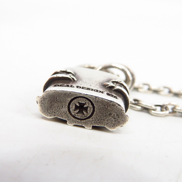 実際に弊社で買取させて頂いたDEAL DESIGN/ディールデザイン キングダムパドロック ネックレス チェーン付きの画像 2枚目