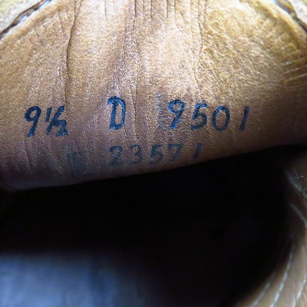 実際に弊社で買取させて頂いたALLEN EDMONDS/アレンエドモンズ シェルコードバン Leeds 9501/9.5の画像 5枚目