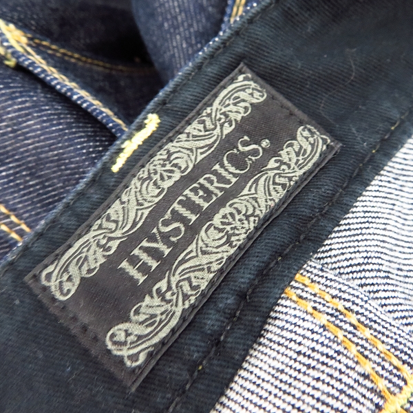 実際に弊社で買取させて頂いたHysterics/ヒステリックス ストレッチスキニーパンツ 日本製 0533AP01 Mの画像 4枚目