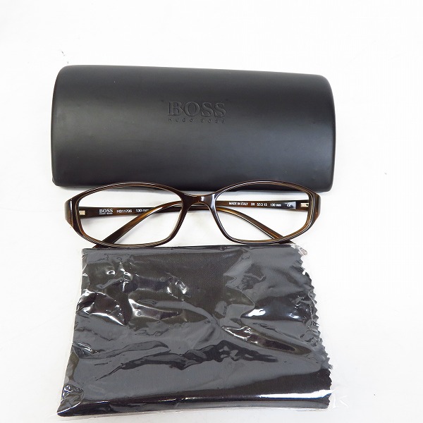 実際に弊社で買取させて頂いたHUGO BOSS/ヒューゴ・ボス メガネフレーム アイウェア フルリム HB11706の画像 8枚目