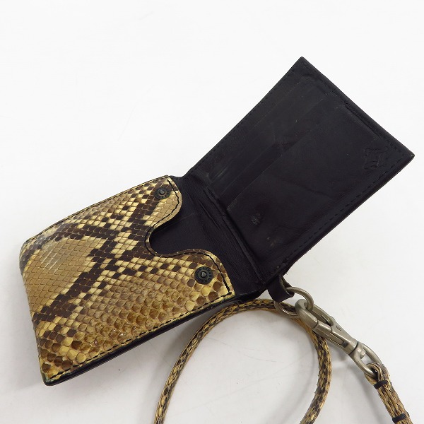 実際に弊社で買取させて頂いたLOUNGE LIZARD/ラウンジリザード 2つ折りウォレット/ウォレットコードの画像 4枚目