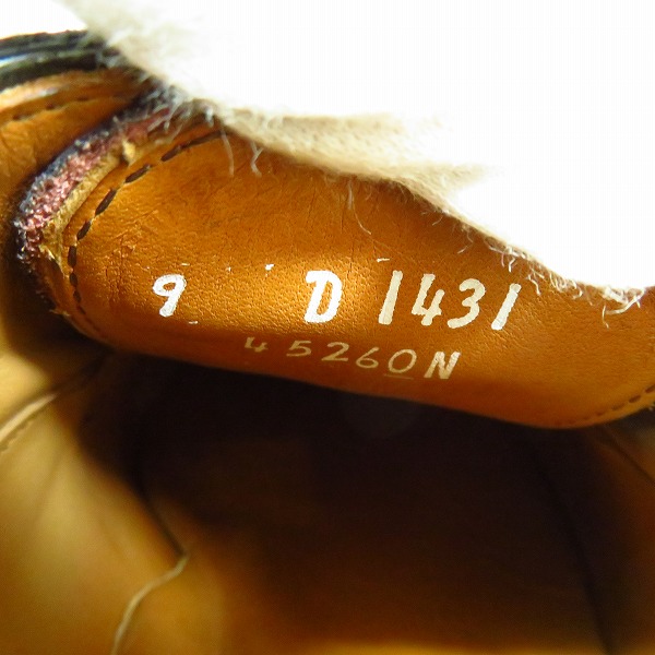 実際に弊社で買取させて頂いたAllen Edmonds/アレンエドモンズ Leeds 2.0 プレーントゥレザーシューズ/1431/9Dの画像 5枚目