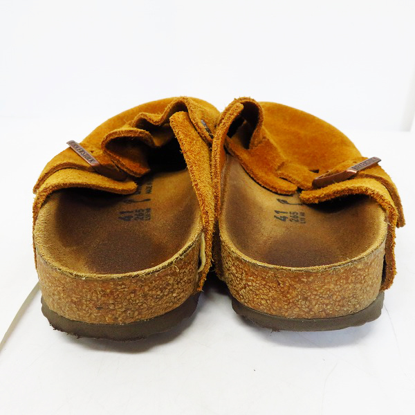 実際に弊社で買取させて頂いたBIRKENSTOCK/ビルケンシュトック スウェード/レザー ボストンサンダル/26.5の画像 1枚目