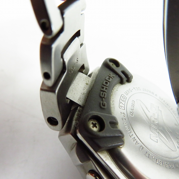 実際に弊社で買取させて頂いたG-SHOCK/Gショック チタン デジアナコンビ MR-G MRG-130【動作未確認】の画像 5枚目