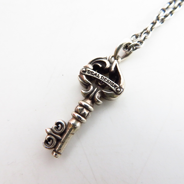 実際に弊社で買取させて頂いたDEAL DESIGN/ディールデザイン セレクトキートップ エース/ダンシングストーン DD製ネックレスチェーン付きの画像 2枚目