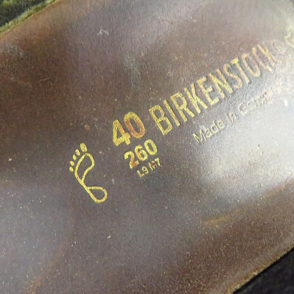 実際に弊社で買取させて頂いたHTC×BIRKENSTOCK/エイチティーシー×ビルケンシュトック ramses ラムゼス サンダル 044791/26の画像 5枚目