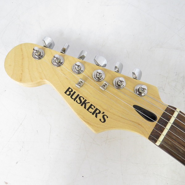 実際に弊社で買取させて頂いた★【レフティ】BUSKER'S/バスカーズ ストラトタイプ エレキギターの画像 1枚目