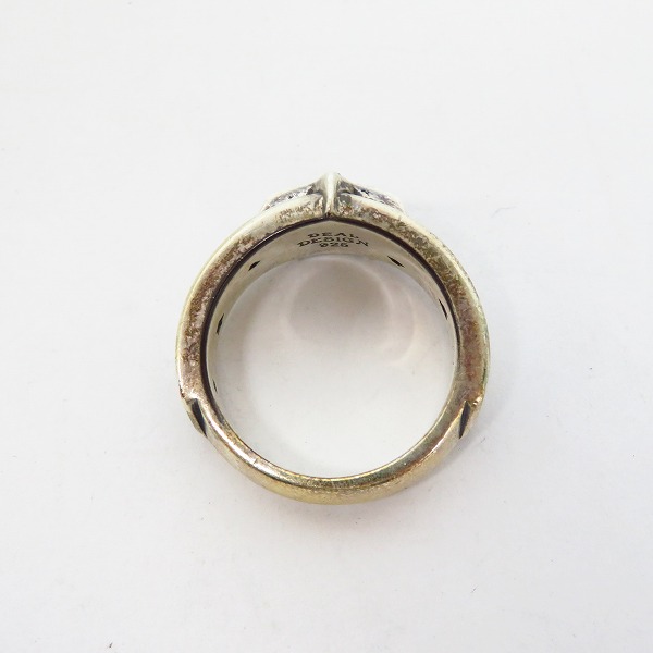 実際に弊社で買取させて頂いたDEAL DESIGN/ディールデザイン シャイニースタークラックリング 392239BC/17号の画像 4枚目