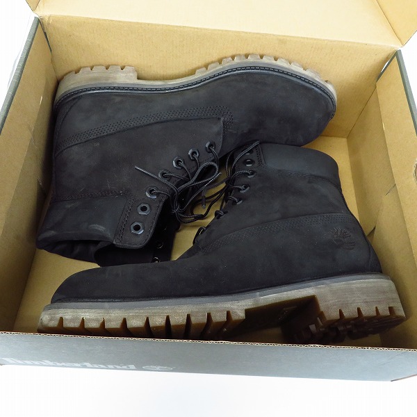 実際に弊社で買取させて頂いたTimberland/ティンバーランド 6インチ プレミアムブーツ ブラック TB0A114V/27の画像 8枚目