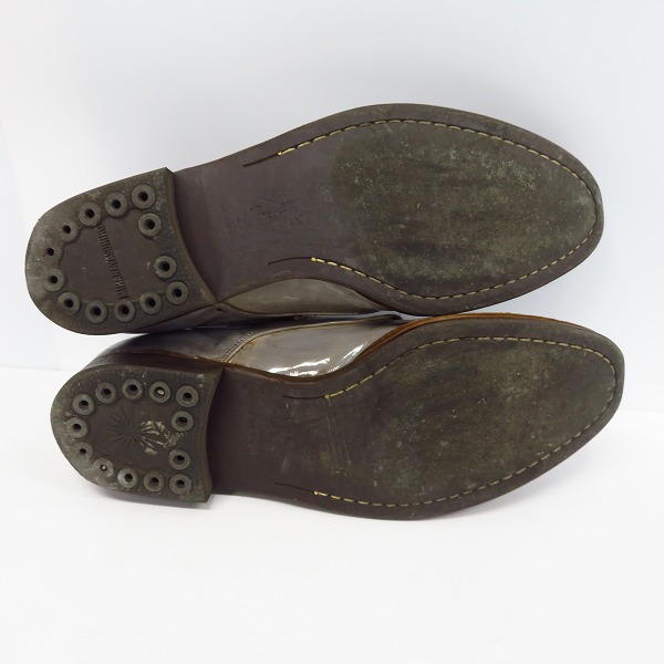 実際に弊社で買取させて頂いたMIHARAYASUHIRO/ミハラヤスヒロ エナメル レザー シューズ 26の画像 2枚目