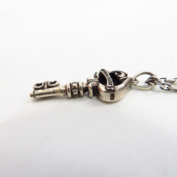 実際に弊社で買取させて頂いたDEAL DESIGN/ディールデザイン セレクトキートップ エース/ダンシングストーン DD製ネックレスチェーン付きの画像 3枚目