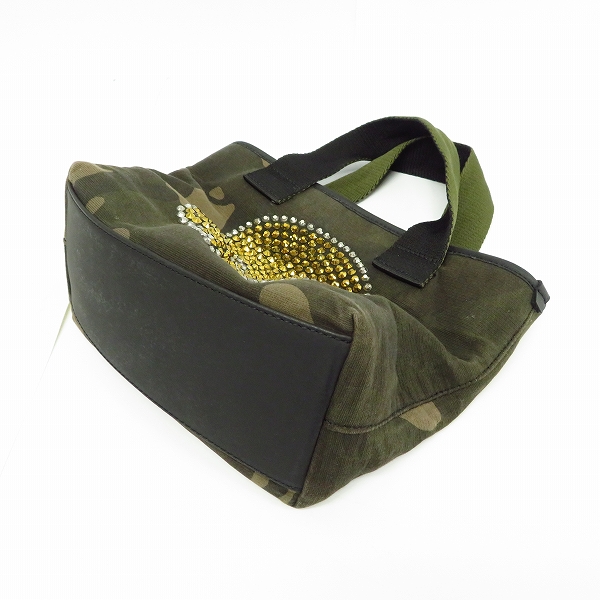 実際に弊社で買取させて頂いたHYDROGEN/ハイドロゲン スタッズ ミニトートバッグの画像 2枚目