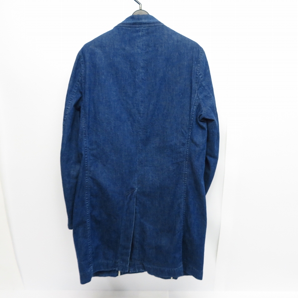 実際に弊社で買取させて頂いたDIET BUTCHER SLIM SKIN/ダイエットブッチャースリムスキン 14SS デニムロングジャケット/2の画像 1枚目