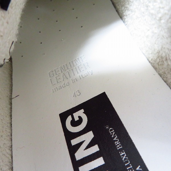 実際に弊社で買取させて頂いたGOLDEN GOOSE/ゴールデングース SNEAKERS RUNNING スニーカー ローカット G27D123 I2/43の画像 5枚目