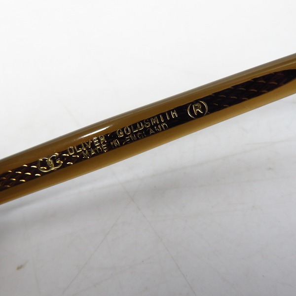 実際に弊社で買取させて頂いたOLIVER GOLDSMITH/オリバーゴールドスミス Hampstead サングラス/ヴィンテージの画像 5枚目