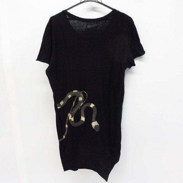 実際に弊社で買取させて頂いたIF SIX WAS NINE/イフイックスワズナイン ZIGZAG スネーク Tシャツ/2の画像 1枚目