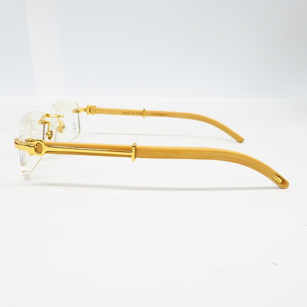 実際に弊社で買取させて頂いたCartier/カルティエ ヴィンテージ ツーポイント メガネフレームの画像 2枚目