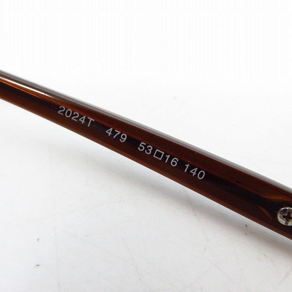 実際に弊社で買取させて頂いたBVLGARI/ブルガリ 眼鏡/メガネフレーム ケース付き 2点セットの画像 4枚目