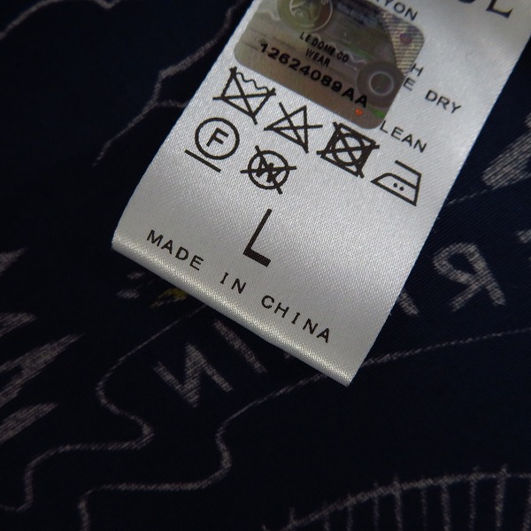 実際に弊社で買取させて頂いたEDIFICExPARIS SAINT-GERMAIN/エディフィス×パリサンジェルマン  半袖アロハシャツ レーヨン/Lの画像 3枚目