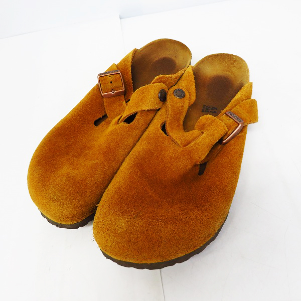 実際に弊社で買取させて頂いたBIRKENSTOCK/ビルケンシュトック スウェード/レザー ボストンサンダル/26.5