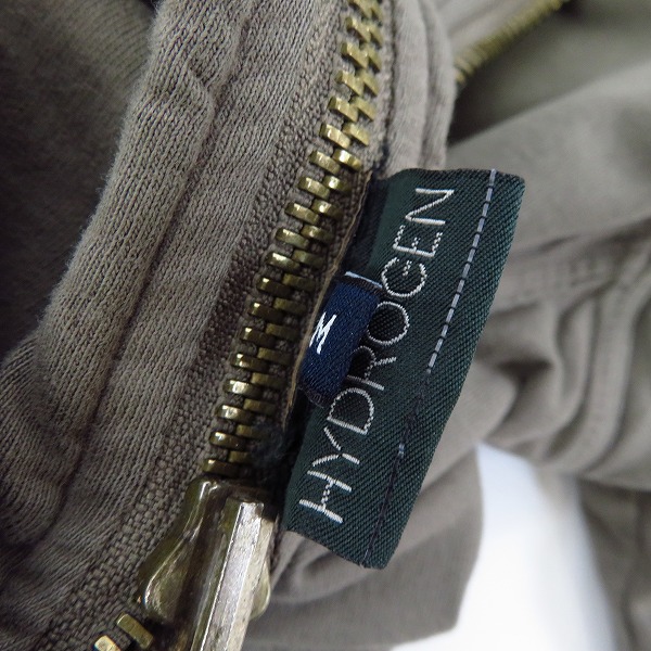 実際に弊社で買取させて頂いたHYDROGEN/ハイドロゲン フロントジップ ジップアップジャケット/Mの画像 3枚目