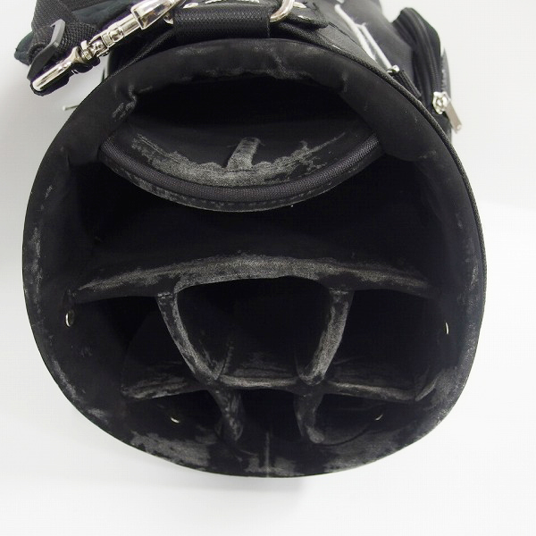 実際に弊社で買取させて頂いたJ.LINDEBERG/ジェイリンドバーグ 8分割 キャディバッグ ブラックの画像 4枚目