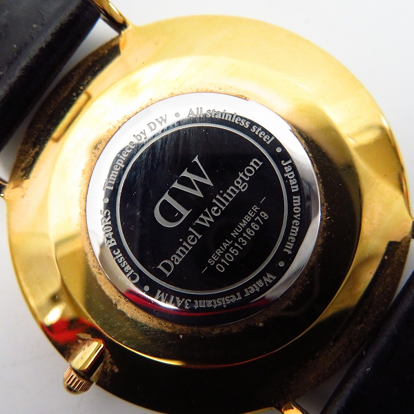 実際に弊社で買取させて頂いたDaniel Wellington/ダニエルウェリントン クラシック クォーツ腕時計 B40R5の画像 3枚目