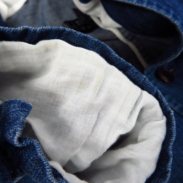 実際に弊社で買取させて頂いたDIET BUTCHER SLIM SKIN/ダイエットブッチャースリムスキン 14SS デニムロングジャケット/2の画像 6枚目